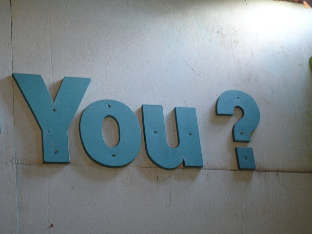 You? by Shawn Rossi on Flickr, used under a CC-BY 2.0 license